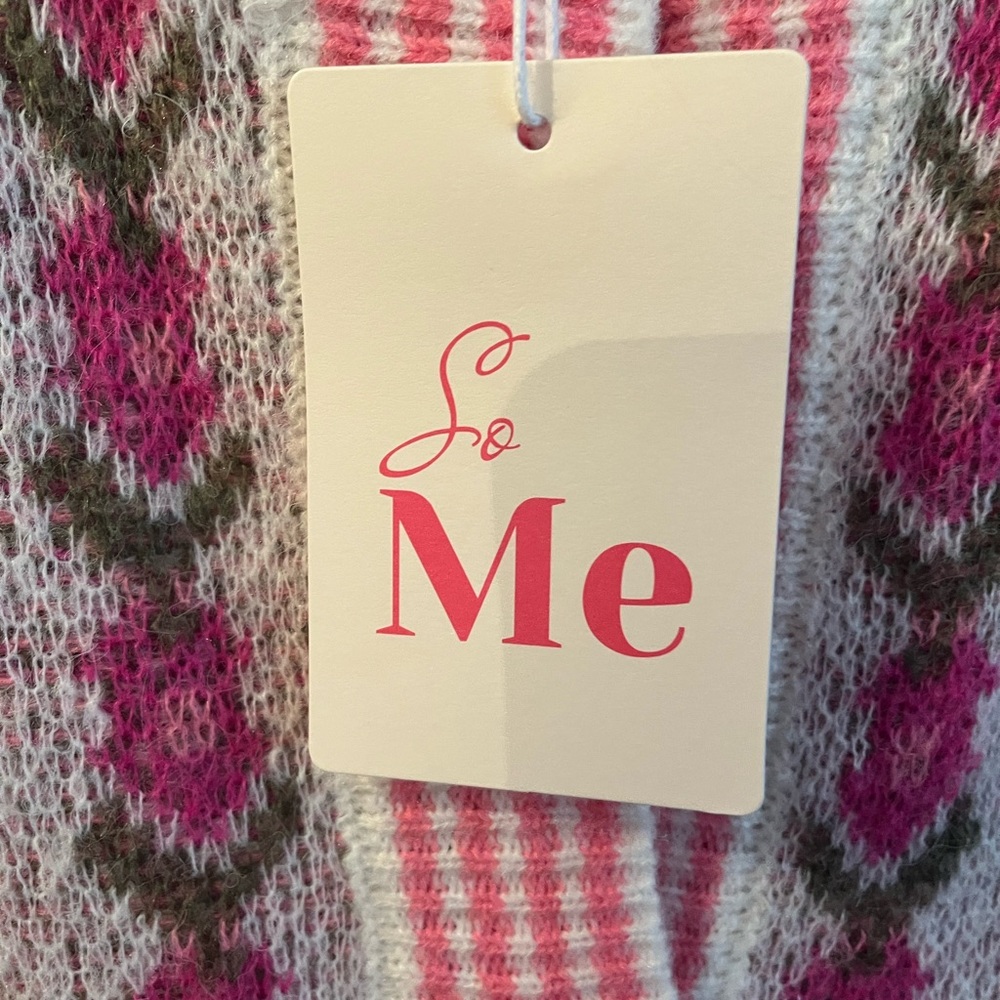💖Floral & Stripe Knit Sweater💖 - Picture 11 of 15
